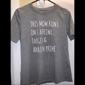 This Mom runs on t shirt